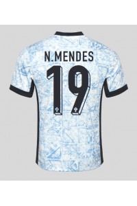 Portugal Nuno Mendes #19 Voetbaltruitje Uit tenue EK 2024 Korte Mouw